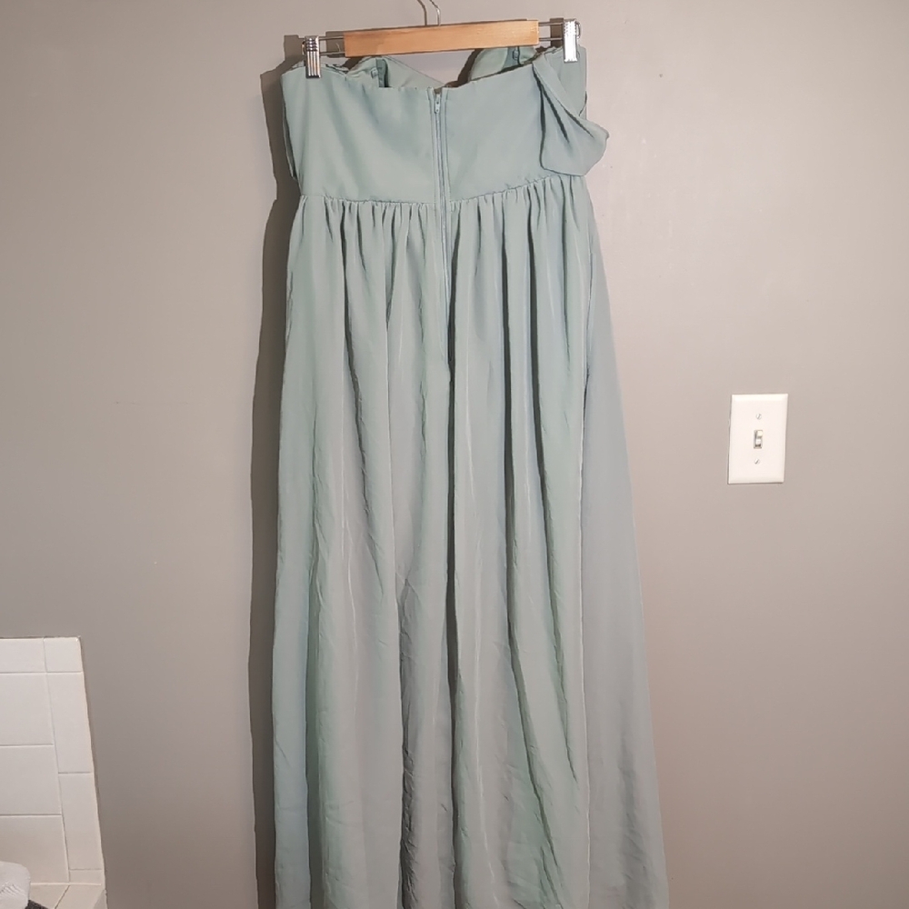 Birdy Grey Strapless Sage Green Dress - Picture 7 of 10